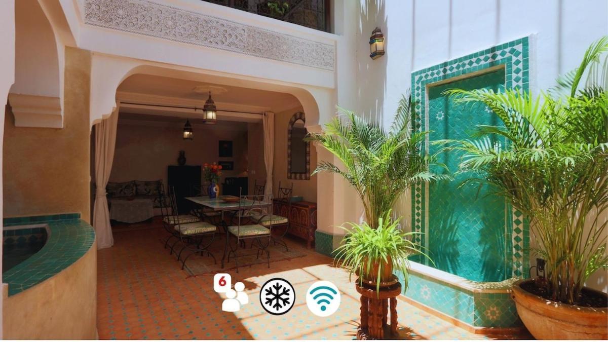 Dar Jena, Rare Riad In Medina On Mamounia Маракеш Екстериор снимка